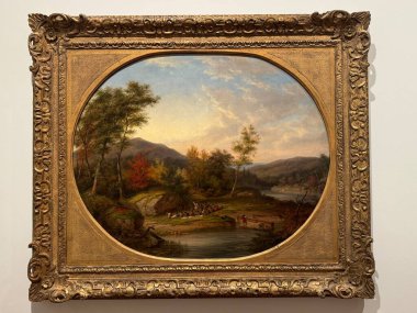 TORONTO, CANADA - 26 Mayıs 2024 'te Kanada' nın Toronto kentindeki Ontario Sanat Galerisinde sergi.