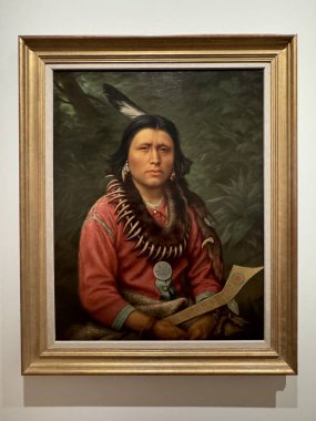 TORONTO, CANADA - 26 Mayıs 2024 'te Kanada' nın Toronto kentindeki Ontario Sanat Galerisinde sergi.