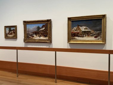 TORONTO, CANADA - 26 Mayıs 2024 'te Kanada' nın Toronto kentindeki Ontario Sanat Galerisinde sergi.