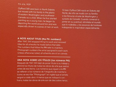 22 Haziran 2024 'te Denver, Colorado' daki Clyfford Still Müzesi 'nde sergi açıldı..
