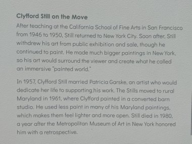 22 Haziran 2024 'te Denver, Colorado' daki Clyfford Still Müzesi 'nde sergi açıldı..