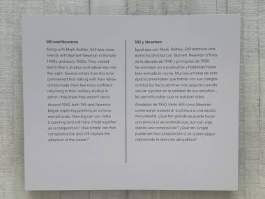 22 Haziran 2024 'te Denver, Colorado' daki Clyfford Still Müzesi 'nde sergi açıldı..