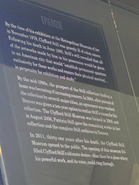 22 Haziran 2024 'te Denver, Colorado' daki Clyfford Still Müzesi 'nde sergi açıldı..