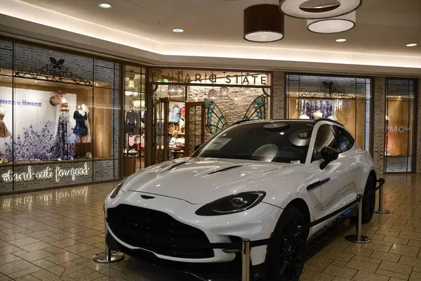 stock image DENVER, CO - JUN 22: Car on display at the Cherry Creek Shopping Center in Denver, Colorado, as seen on June 22, 2024.