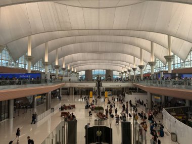 DENVER, CO - 22 Haziran 2024 'te Denver, Colorado' daki Denver Uluslararası Havalimanı 'nda görüldüğü üzere.