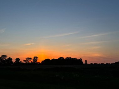 New York, ABD 'de günbatımı