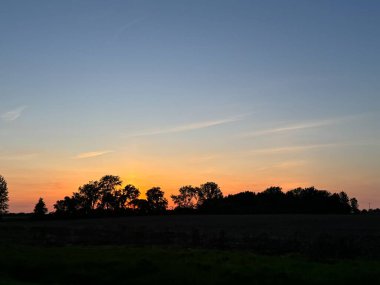 New York, ABD 'de günbatımı