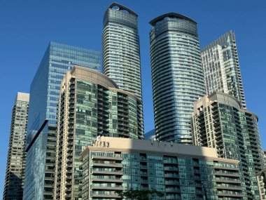 Toronto şehir merkezinde, Ontario, Kanada 'da, 25 Mayıs 2024' te görüldüğü gibi..