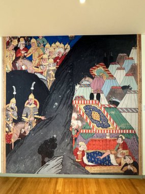 TORONTO, ON - 25 Mayıs 2024 'te Toronto, Kanada' daki Aga Khan Müzesi 'nde sergi.