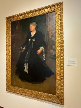 NEW BRITAIN, CT - 4 Mayıs: 4 Mayıs 2024 'te Connecticut' taki Yeni Britanya Amerikan Sanatları Müzesi 'nde sergi.