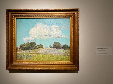 NEW BRITAIN, CT - 4 Mayıs: 4 Mayıs 2024 'te Connecticut' taki Yeni Britanya Amerikan Sanatları Müzesi 'nde sergi.