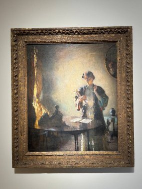 NEW BRITAIN, CT - 4 Mayıs: 4 Mayıs 2024 'te Connecticut' taki Yeni Britanya Amerikan Sanatları Müzesi 'nde sergi.