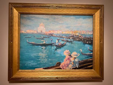 NEW BRITAIN, CT - 4 Mayıs: 4 Mayıs 2024 'te Connecticut' taki Yeni Britanya Amerikan Sanatları Müzesi 'nde sergi.