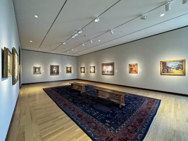 NEW BRITAIN, CT - 4 Mayıs: 4 Mayıs 2024 'te Connecticut' taki Yeni Britanya Amerikan Sanatları Müzesi 'nde sergi.