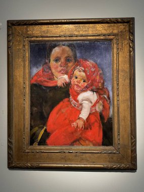 NEW BRITAIN, CT - 4 Mayıs: 4 Mayıs 2024 'te Connecticut' taki Yeni Britanya Amerikan Sanatları Müzesi 'nde sergi.