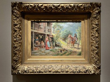 NEW BRITAIN, CT - 4 Mayıs: 4 Mayıs 2024 'te Connecticut' taki Yeni Britanya Amerikan Sanatları Müzesi 'nde sergi.