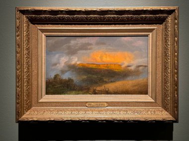 NEW BRITAIN, CT - 4 Mayıs: 4 Mayıs 2024 'te Connecticut' taki Yeni Britanya Amerikan Sanatları Müzesi 'nde sergi.