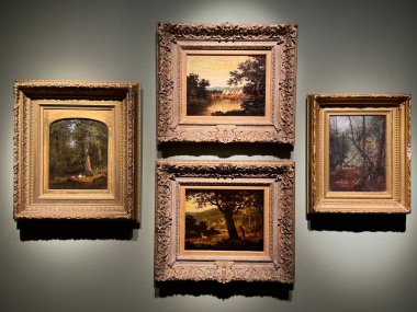 NEW BRITAIN, CT - 4 Mayıs: 4 Mayıs 2024 'te Connecticut' taki Yeni Britanya Amerikan Sanatları Müzesi 'nde sergi.