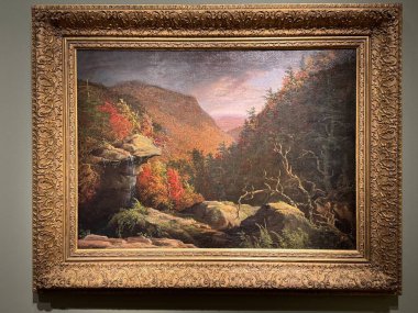 NEW BRITAIN, CT - 4 Mayıs: 4 Mayıs 2024 'te Connecticut' taki Yeni Britanya Amerikan Sanatları Müzesi 'nde sergi.