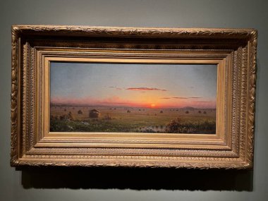 NEW BRITAIN, CT - 4 Mayıs: 4 Mayıs 2024 'te Connecticut' taki Yeni Britanya Amerikan Sanatları Müzesi 'nde sergi.