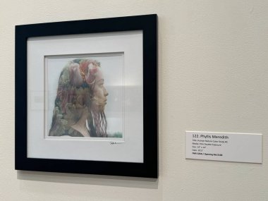 NEW BRITAIN, CT - 4 Mayıs: 4 Mayıs 2024 'te Connecticut' taki Yeni Britanya Amerikan Sanatları Müzesi 'nde sergi.