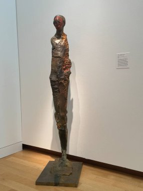 NEW BRITAIN, CT - 4 Mayıs: 4 Mayıs 2024 'te Connecticut' taki Yeni Britanya Amerikan Sanatları Müzesi 'nde sergi.