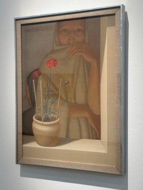 NEW BRITAIN, CT - 4 Mayıs: 4 Mayıs 2024 'te Connecticut' taki Yeni Britanya Amerikan Sanatları Müzesi 'nde sergi.