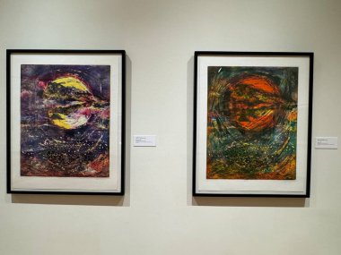 NEW BRITAIN, CT - 4 Mayıs: 4 Mayıs 2024 'te Connecticut' taki Yeni Britanya Amerikan Sanatları Müzesi 'nde sergi.