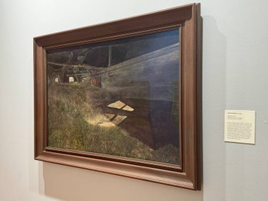 NEW BRITAIN, CT - 4 Mayıs: 4 Mayıs 2024 'te Connecticut' taki Yeni Britanya Amerikan Sanatları Müzesi 'nde sergi.