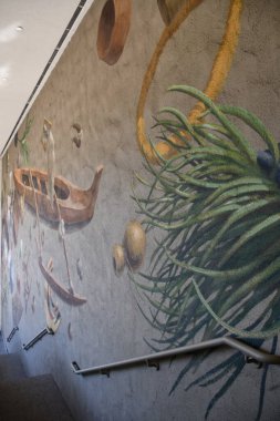 HONOLULU, HI - 20 AUG: 20 Ağustos 2022 'de Hawaii' deki Honolulu Sanat Müzesi 'nde görüldüğü gibi.