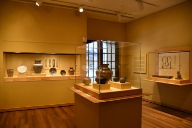 HONOLULU, HI - 20 AUG: 20 Ağustos 2022 'de Hawaii' deki Honolulu Sanat Müzesi 'nde görüldüğü gibi.
