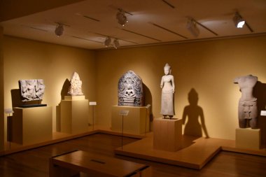 HONOLULU, HI - 20 AUG: 20 Ağustos 2022 'de Hawaii' deki Honolulu Sanat Müzesi 'nde görüldüğü gibi.