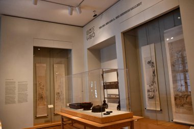 HONOLULU, HI - 20 AUG: 20 Ağustos 2022 'de Hawaii' deki Honolulu Sanat Müzesi 'nde görüldüğü gibi.