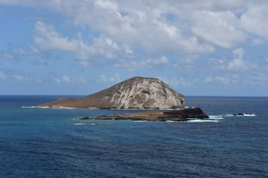 Hawaii 'deki Oahu adasındaki Makapuu Gözcüsünden görüntü