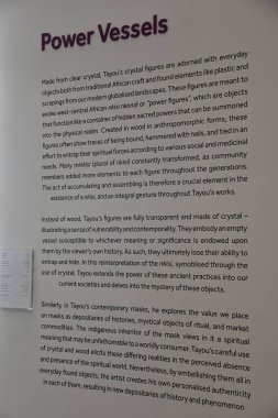 ABU DHABI, BAE - 31 Aralık 2023 'te BAE' deki Abu Dabi Kültür Vakfı 'nda sergi.
