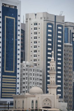 ABU DHABI, BAE - 31 Aralık 2023 'te görüldüğü üzere BAE' deki Abu Dabi şehri civarında..