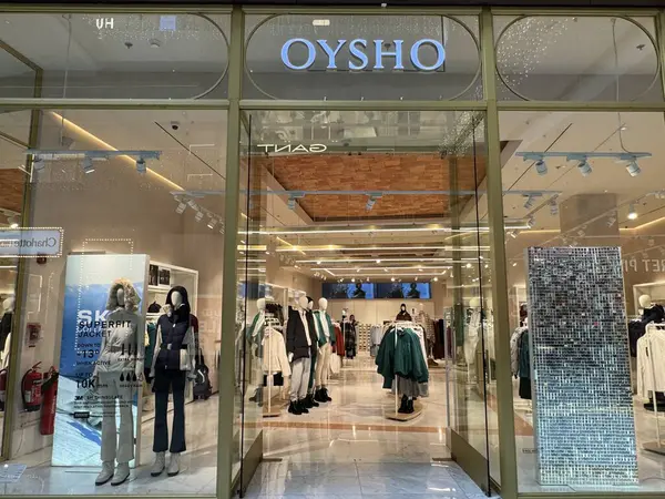 stock image ABU DHABI, UAE - DEC 31: Oysho store at The Galleria mall on Al Maryah Island in Abu Dhabi in the UAE, as seen on Dec 31, 2023.