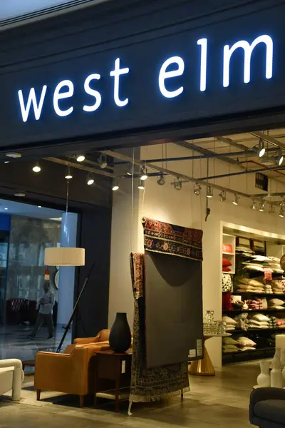 stock image ABU DHABI, UAE - DEC 31: West Elm store at The Galleria mall on Al Maryah Island in Abu Dhabi in the UAE, as seen on Dec 31, 2023.