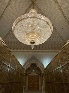 ABU DHABI, BAE - 31 Aralık 2023 tarihinde Abu Dabi, BAE 'de Birleşik Arap Emirlikleri' nin Qasr Al-Watan başkanlık sarayında Bilgi Evi sergisi.