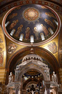 St. Louis, Missouri 'deki St. Louis Katedral Bazilikası, 7 Temmuz 2023' te görüldü..