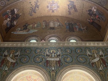 St. Louis, Missouri 'deki St. Louis Katedral Bazilikası, 7 Temmuz 2023' te görüldü..