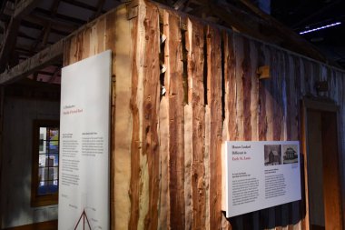 ST LOUIS, MO - 7 Temmuz 2023 'te St. Louis, Missouri' deki Geçit Kemeri Müzesi 'nde sergi.