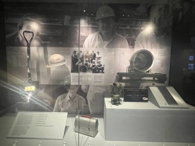 ST LOUIS, MO - 7 Temmuz 2023 'te St. Louis, Missouri' deki Geçit Kemeri Müzesi 'nde sergi.