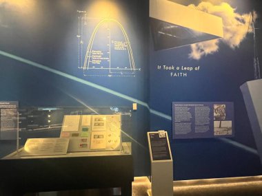 ST LOUIS, MO - 7 Temmuz 2023 'te St. Louis, Missouri' deki Geçit Kemeri Müzesi 'nde sergi.