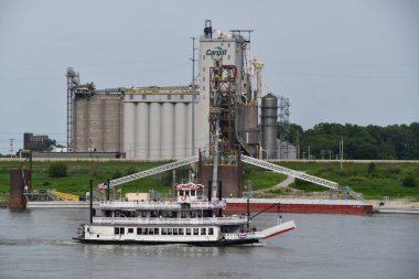 St. Louis, Missouri 'de 7 Temmuz 2023' te görülen Arch Riverboat Geçidi..