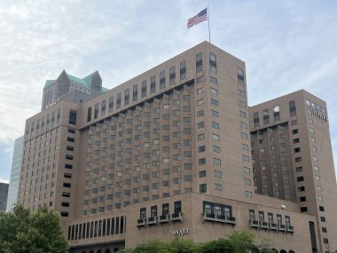 St. Louis, Missouri 'deki Hyatt Oteli, 7 Temmuz 2023' te görüldüğü gibi..