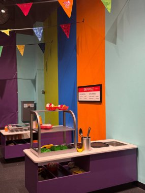 Chicago, IL - 3 Temmuz 2024 'te Illinois' deki Chicago Çocuk Müzesi 'nde sergi.