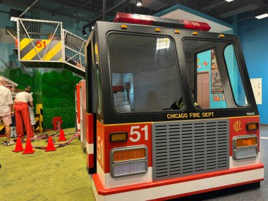 Chicago, IL - 3 Temmuz 2024 'te Illinois' deki Chicago Çocuk Müzesi 'nde sergi.