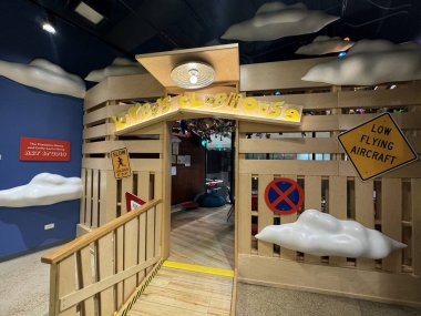 Chicago, IL - 3 Temmuz 2024 'te Illinois' deki Chicago Çocuk Müzesi 'nde sergi.