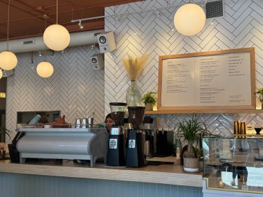 Chicago, Illinois 'deki Swadesi Cafe restoranı, 5 Temmuz 2024' te görüldüğü gibi..